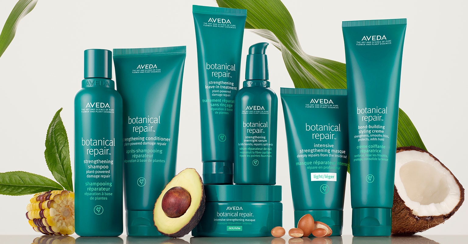Shop plant powered, bond-building treatment to strengthen and repair damaged hair.